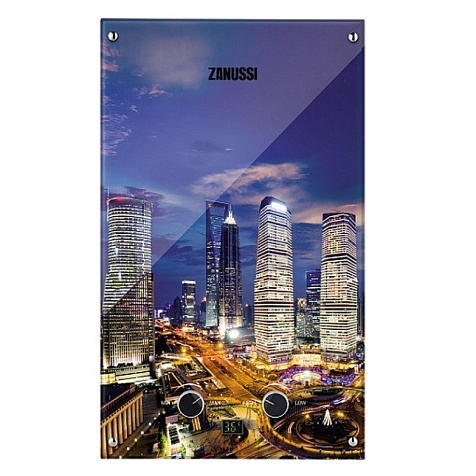 Водонагреватель проточный газовый Zanussi GWH10 Fonte Glass Metropoli купить в СОМ