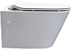 Унитаз подвесной Comforty CF3C797WH, безободковый, торнадо, дюропласт, микролифт купить в СОМ