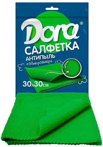 Салфетка Dora Антипыль 30х30см микрофибра купить в СОМ