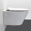 Унитаз подвесной Comforty CF3C797WH, безободковый, торнадо, дюропласт, микролифт купить в СОМ