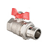Кран шаровый 1" ВН, бабочка, с полусгоном V&G купить в СОМ