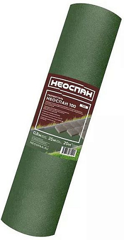Геотекстиль NEOSPAN НеоЛандшафт Гео 100, 0,8х25, трава купить в СОМ