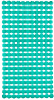 Коврик для ванной противоскользящий массажный, 69 х36 см, бирюзовый купить в СОМ