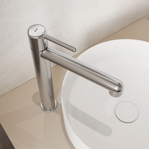 Смеситель для раковины Iddis Aiger AIGBC01i01, хром матовый купить в СОМ