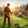 Триммер бензиновый HUTER GGT-1900S, 1900 Вт, разборная штанга, ремень, леска, нож купить в СОМ