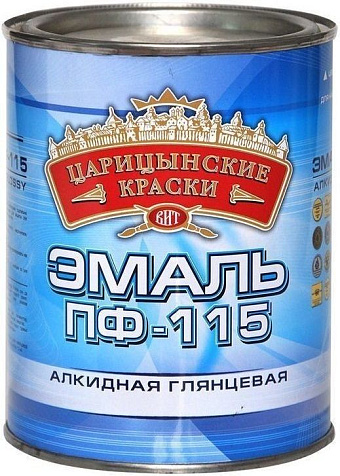 Эмаль ПФ-115 Царицынские краски, серый, 2.6 кг купить в СОМ
